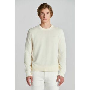 PULÓVER GANT TEXTURED COTTON C-NECK CREAM kép