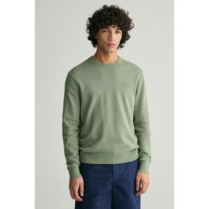 PULÓVER GANT TEXTURED COTTON C-NECK KALAMATA GREEN kép