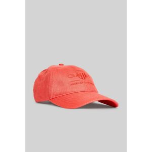 SAPKA GANT TONAL ARCHIVE SHIELD LINEN CAP SUNSET PINK kép