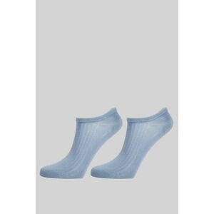 ZOKNI GANT LYOCELL RIB LOW CUT SOCKS 2-PACK DOVE BLUE kép