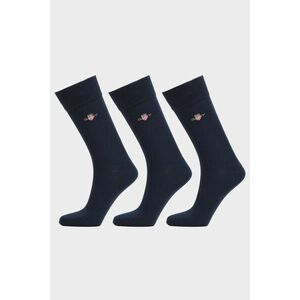 ZOKNI GANT SHIELD SOCKS 3-PACK EVENING BLUE kép