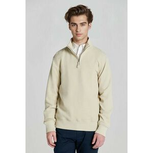 MELEGÍTŐ FELSŐ GANT WAFFLE TEXTURE HALF ZIP SILKY BEIGE kép