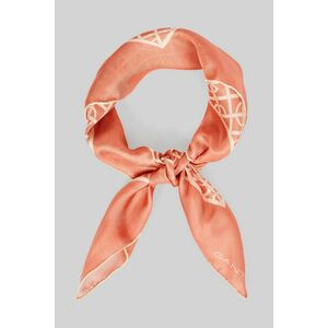 SÁL GANT G PATTERN SILK SCARF PEACHY PINK kép