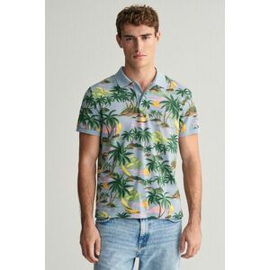 PÓLÓ GANT HAWAII PRINT SS POLO DOVE BLUE kép