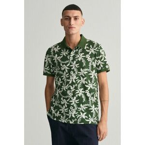 PÓLÓ GANT PALM LEI PRINT SS POLO PINE GREEN kép