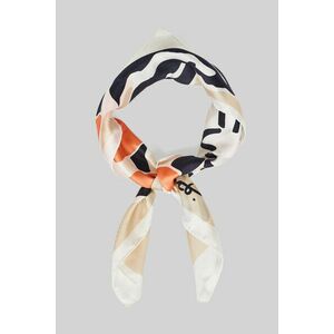 SÁL GANT PALM PRINT SILK SCARF EGGSHELL kép