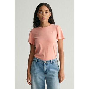 PÓLÓ GANT REG SUNFADED SS C-NECK T-SHIRT PEACHY PINK kép