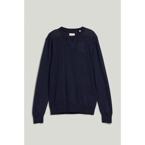 PULÓVER GANT FINE COTTON C-NECK CLASSIC BLUE kép