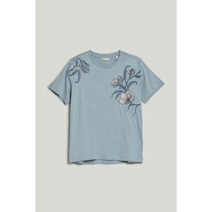 PÓLÓ GANT REG MAGNOLIA EMBROIDERY SS T-SHIRT DOVE BLUE kép