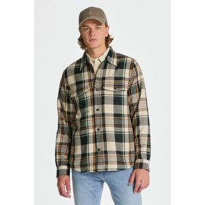 ING GANT HEAVY TWILL CHECK OVERSHIRT PUTTY kép