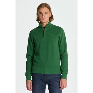 MELEGÍTŐ FELSŐ GANT SACKER RIB HALF ZIP FOREST GREEN kép