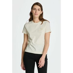 PÓLÓ GANT REG TONAL SHIELD SS T-SHIRT LINEN kép