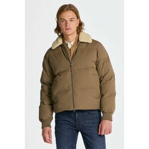 DZSEKI GANT FLANNEL PADDED PUFFER JACKET DESERT BROWN kép