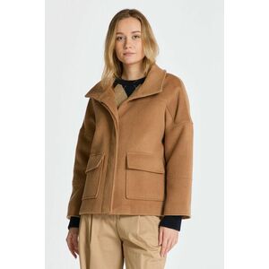 DZSEKI GANT CROPPED WOOL JACKET WARM KHAKI kép