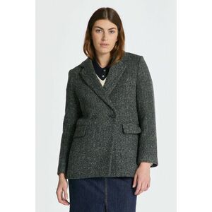 ZAKÓ GANT REGULAR HERRINGBONE BLAZER ANTRACIT MELANGE kép