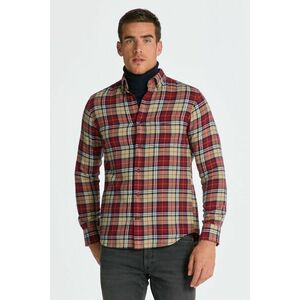 ING GANT REG FLANNEL CHECK SHIRT PLUMPED RED kép