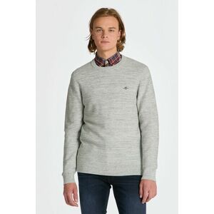 PULÓVER GANT 2TONE LINKS-LINKS C-NECK GREY MELANGE kép