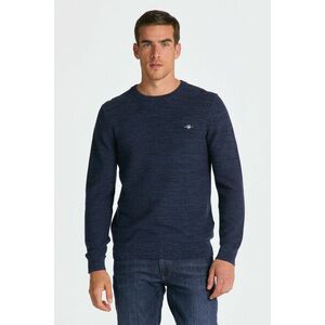 PULÓVER GANT 2TONE LINKS-LINKS C-NECK EVENING BLUE kép