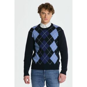 PULÓVER GANT ARGYLE C- NECK EVENING BLUE kép