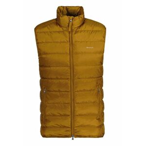 MELLÉNY GANT LIGHT DOWN GILET WARM BROWN kép