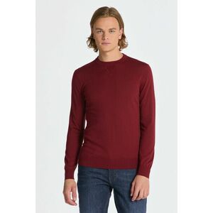 PULÓVER GANT FINE COTTON C-NECK PLUMPED RED kép