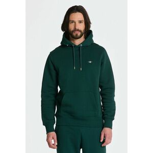 MELEGÍTŐ FELSŐ GANT REG SHIELD HOODIE TARTAN GREEN kép