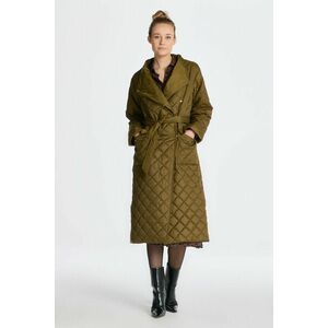 KABÁT GANT QUILTED COAT DARK CACTUS kép