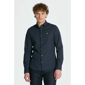 ING GANT SLIM MICRO PRINT SHIRT MARINE kép