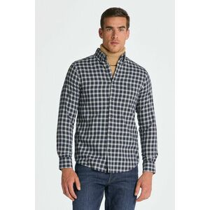 ING GANT REG MICRO TARTAN FLANNEL SHIRT CLASSIC BLUE kép