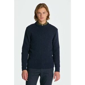 PULÓVER GANT WOOL NEPS C-NECK EVENING BLUE kép