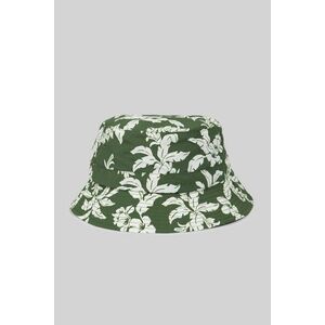 KALAP GANT PALM LEI PRINTED BUCKET HAT PINE GREEN kép