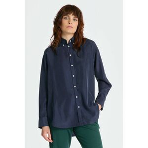 ING GANT RELAXED SILK SHIRT CLASSIC BLUE kép