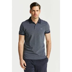 PÓLÓ GANT 4-COL OXFORD SS PIQUE PERSIAN BLUE kép