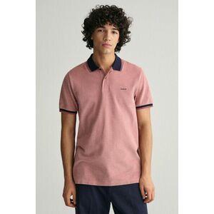 PÓLÓ GANT 4-COL OXFORD SS PIQUE SUNSET PINK kép