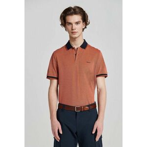 PÓLÓ GANT 4-COL OXFORD SS PIQUE SWEET ORANGE kép