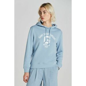 MELEGÍTŐ FELSŐ GANT REG LOGO HOODIE DOVE BLUE kép