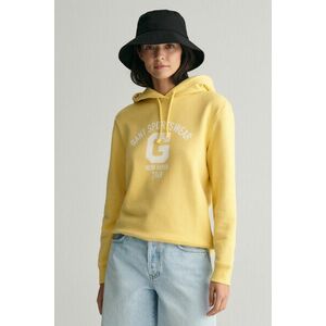 MELEGÍTŐ FELSŐ GANT REG LOGO HOODIE DUSTY YELLOW kép