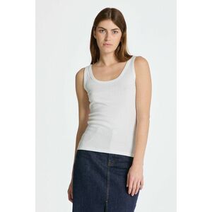 TOP GANT SLIM RIBBED TANK TOP WHITE kép