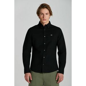 ING GANT SLIM OXFORD STRETCH SHIRT BLACK kép