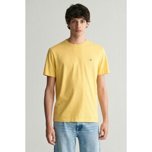 PÓLÓ GANT REG SHIELD SS T-SHIRT DUSTY YELLOW kép