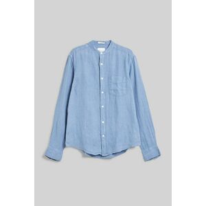 ING GANT REG GMNT DYED LINEN BAND SHIRT SALTY SEA kép