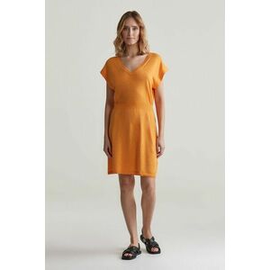 RUHA GANT LINEN BLEND DRESS MEDAL YELLOW kép