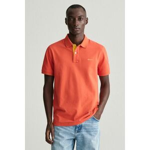 PÓLÓ GANT REG CONTRAST PIQUE SS RUGGER BURNT ORANGE kép