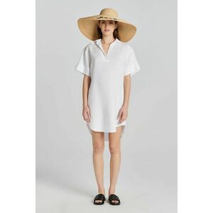 RUHA GANT REL SS LINEN CAFTAN WHITE kép