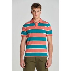 PÓLÓ GANT STRIPE PIQUE SS POLO OCEAN TURQUOSIE kép