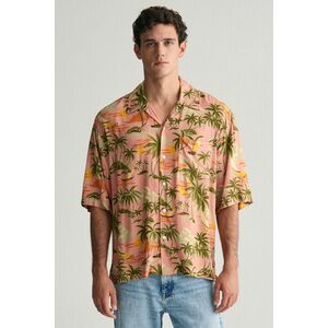 ING GANT REL VISCOSE HAWAII PRINT SS SHIRT PEACHY PINK kép