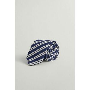 NYAKKENDŐ GANT RAW SILK STRIPED TIE EVENING BLUE kép