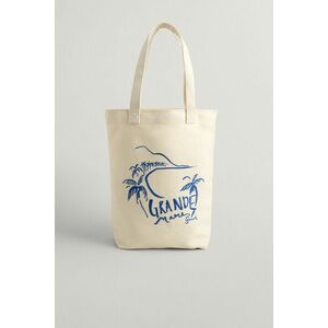 TÁSKA GANT GRANDE MARE CANVAS TOTE BAG CREAM kép