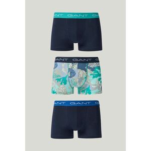 ALSÓNEMŰ GANT SEA PRINT TRUNK 3-PACK LAGOON BLUE kép