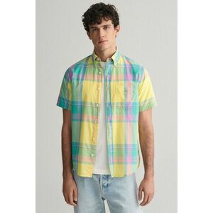 ING GANT REG COLORFUL MADRAS SS SHIRT LEMONADE YELLOW kép